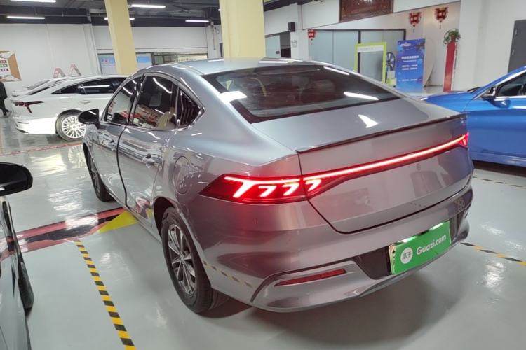 Used BYD Qin PLUS 2023 Champion Edition DM-i 55KM Leading Model Rear Left 45 Deg