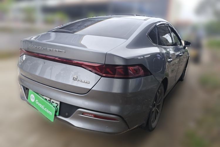 Used BYD Qin PLUS 2023 Champion Edition DM-i 55KM Leading Model Rear Right 45 Deg