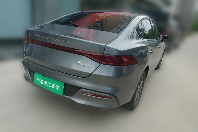 Used BYD Qin PLUS 2023 Champion Edition DM-i 55KM Leading Model Rear Right 45 Deg