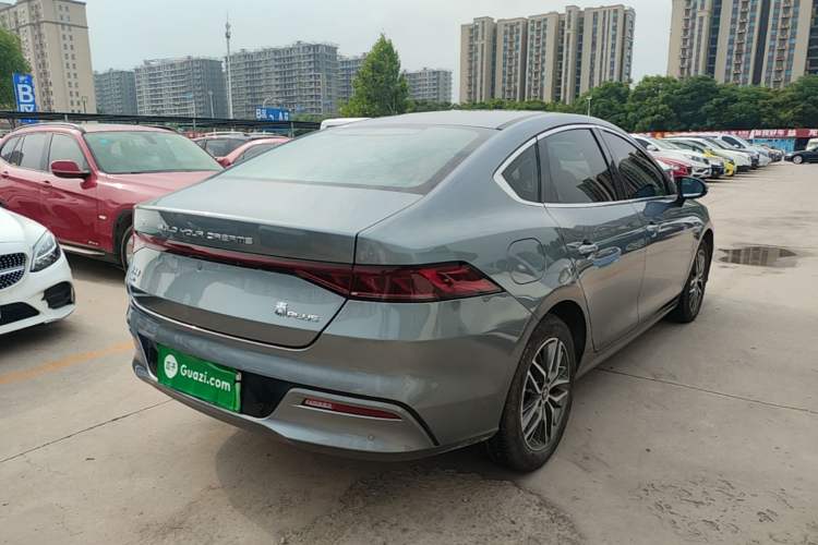 Used BYD Qin PLUS 2023 Champion Edition DM-i 55KM Superior Model Rear Right 45 Deg