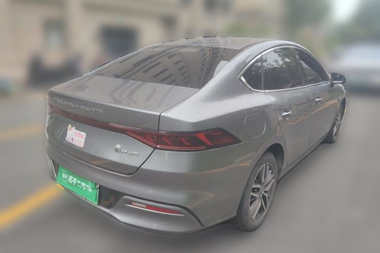 Used BYD Qin PLUS 2023 Champion Edition EV 420KM Superior Model Rear Right 45 Deg