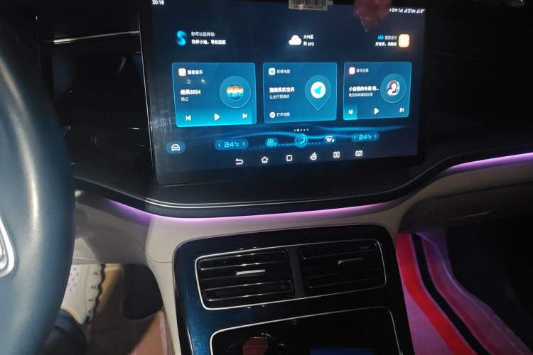 Used BYD Qin PLUS 2023 Champion Edition DM-i 120KM Excellence Model Audio And AC Panel