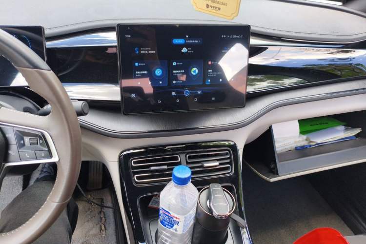 Used BYD Qin PLUS 2023 Champion Edition DM-i 55KM Leading Model Audio And AC Panel