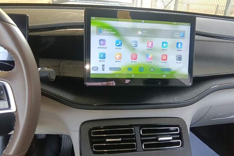 Used BYD Qin PLUS 2023 Champion Edition DM-i 55KM Leading Model Audio And AC Panel