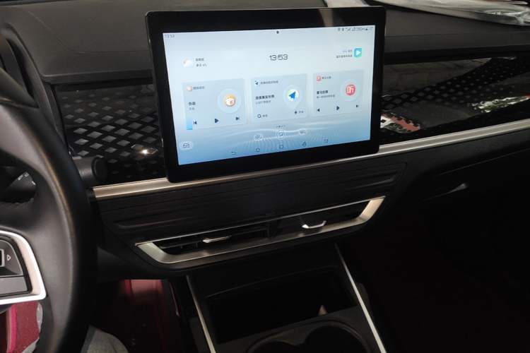 Used BYD Qin PLUS 2023 EV 510KM Travel Edition Audio And AC Panel