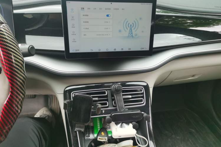 Used BYD Qin PLUS 2023 Champion Edition EV 510KM Leading Model Audio And AC Panel