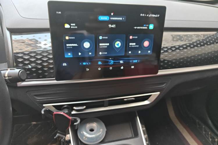 Used BYD Qin PLUS 2023 EV 510KM Travel Edition Audio And AC Panel