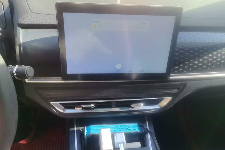 Used BYD Qin PLUS 2023 EV 510KM Travel Edition Audio And AC Panel
