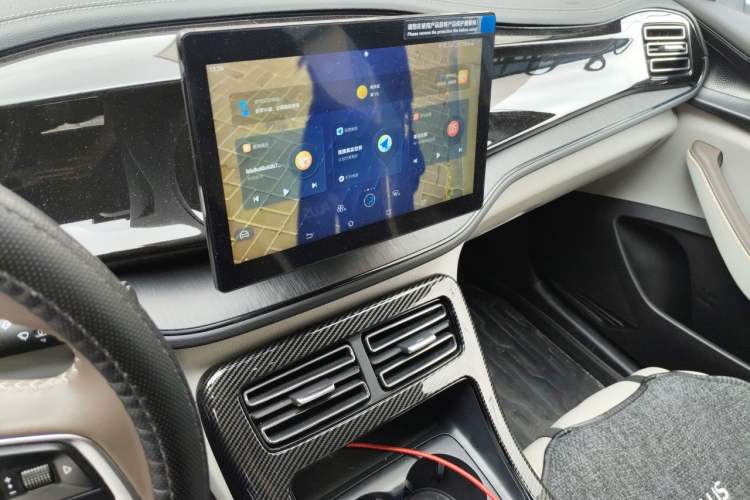 Used BYD Qin PLUS 2023 Champion Edition DM-i 55KM Leading Model Audio And AC Panel
