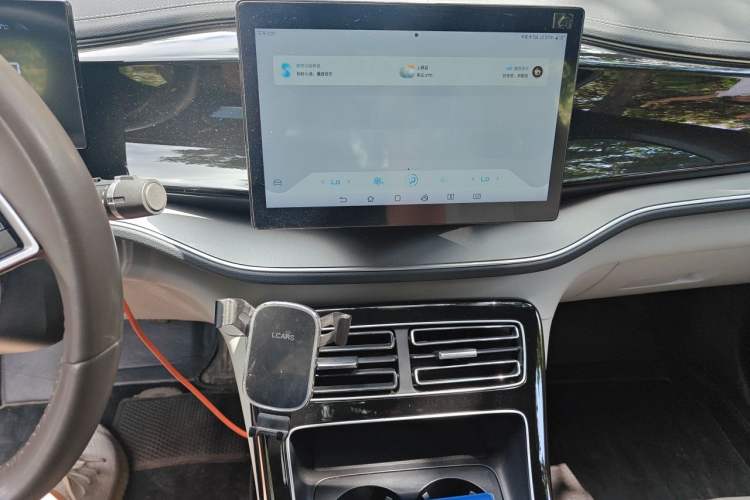 Used BYD Qin PLUS 2023 Champion Edition DM-i 120KM Leading Model Audio And AC Panel
