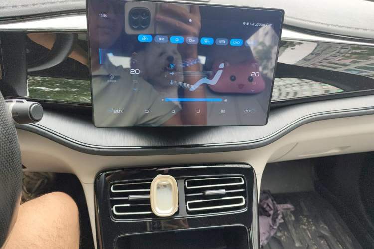 Used BYD Qin PLUS 2023 Champion Edition DM-i 55KM Leading Model Audio And AC Panel
