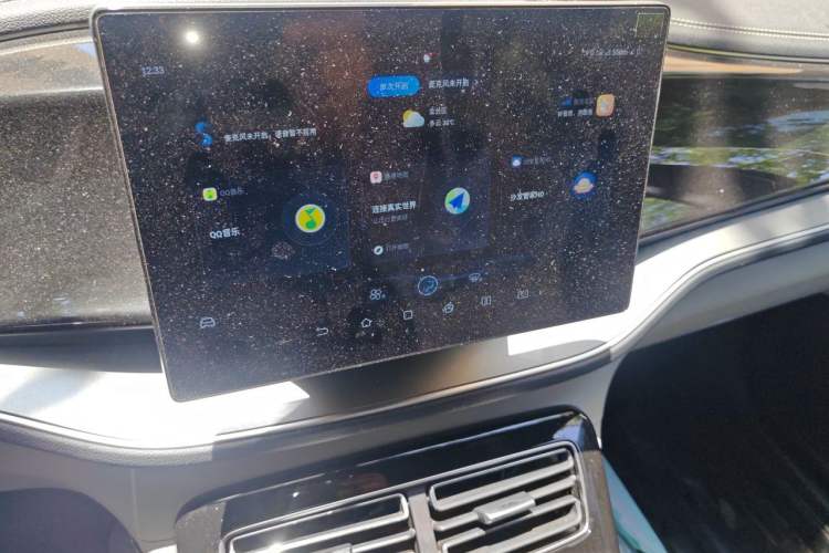 Used BYD Qin PLUS 2023 Champion Edition DM-i 55KM Superior Model Audio And AC Panel