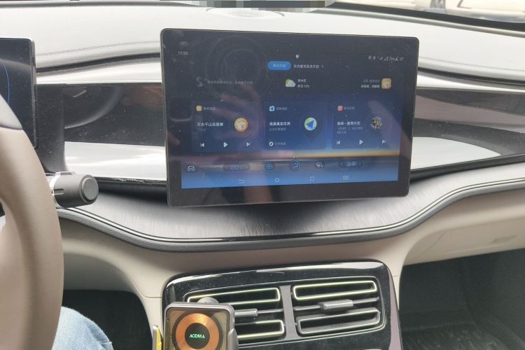 Used BYD Qin PLUS 2023 Champion Edition DM-i 55KM Leading Model Audio And AC Panel