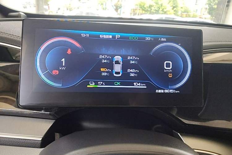 Used BYD Qin PLUS 2023 Champion Edition EV 610KM Excellence Model Instrument Cluster
