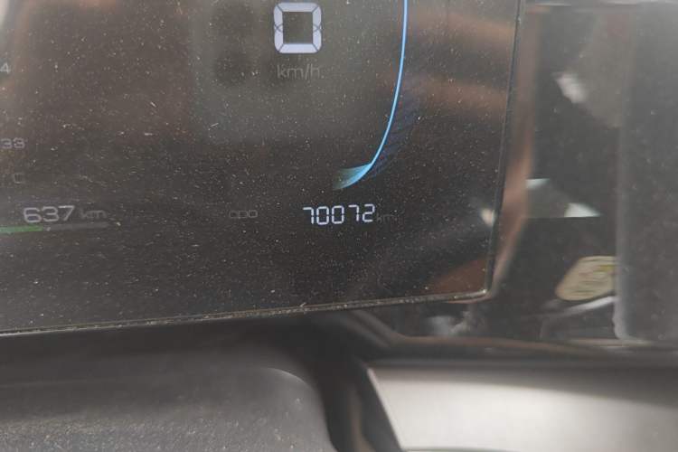 Used BYD Qin PLUS 2023 Champion Edition DM-i 120KM Leading Model Odometer Close Up