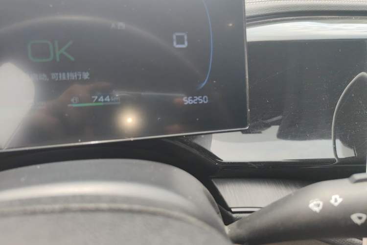 Used BYD Qin PLUS 2023 Champion Edition DM-i 55KM Leading Model Odometer Close Up
