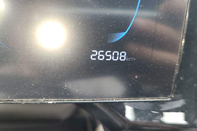 Used BYD Qin PLUS 2023 Champion Edition DM-i 55KM Leading Model Odometer Close Up