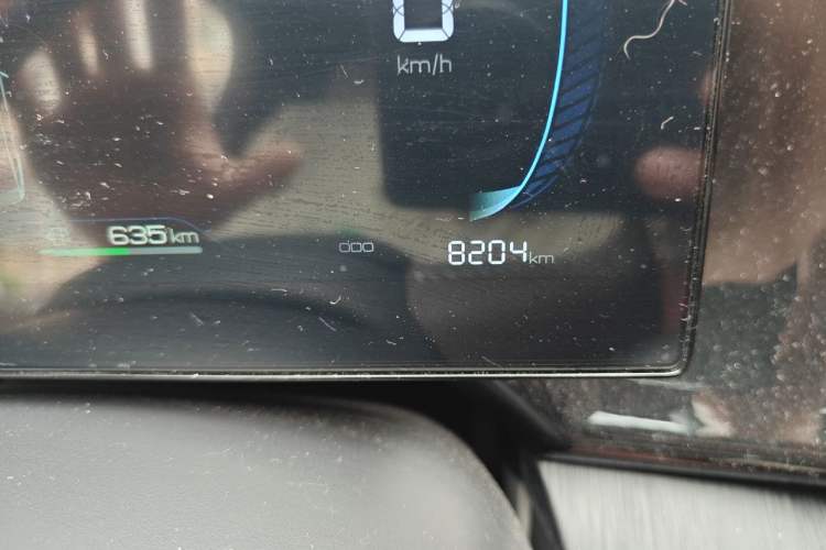 Used BYD Qin PLUS 2023 Champion Edition DM-i 55KM Leading Model Odometer Close Up