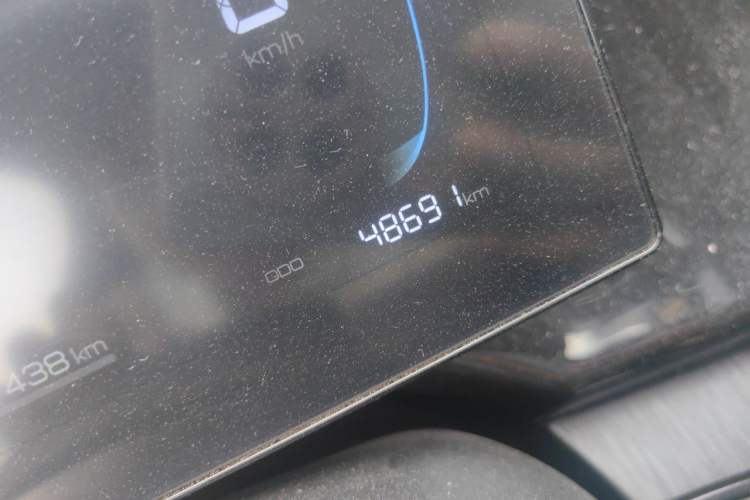 Used BYD Qin PLUS 2023 Champion Edition DM-i 55KM Leading Model Odometer Close Up