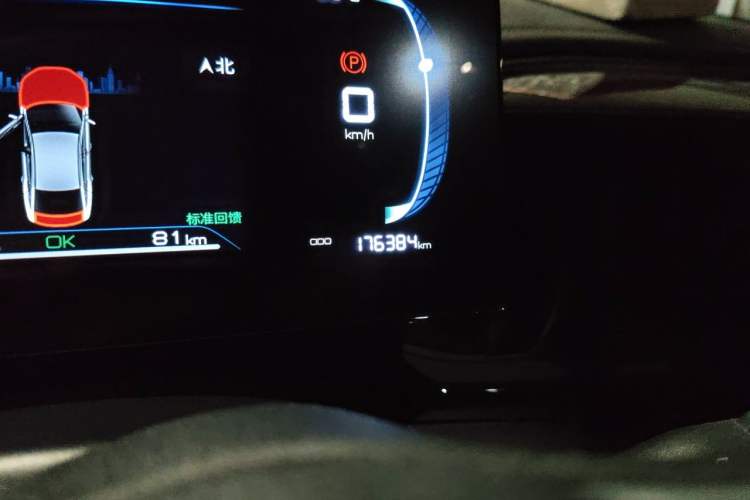 Used BYD Qin PLUS 2023 Champion Edition EV 510KM Excellence Model Odometer Close Up