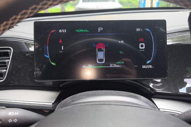 Used BYD Qin PLUS 2023 Champion Edition EV 420KM Superior Model Odometer Close Up