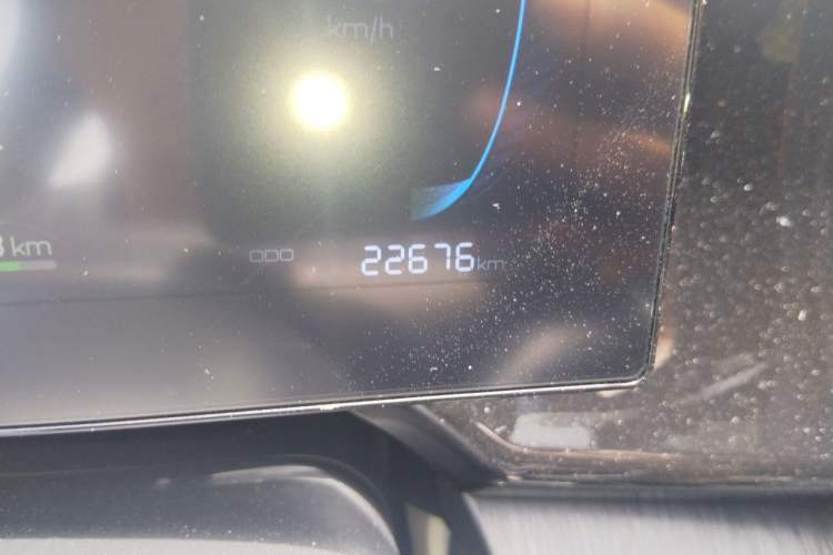 Used BYD Qin PLUS 2023 Champion Edition DM-i 55KM Leading Model Odometer Close Up