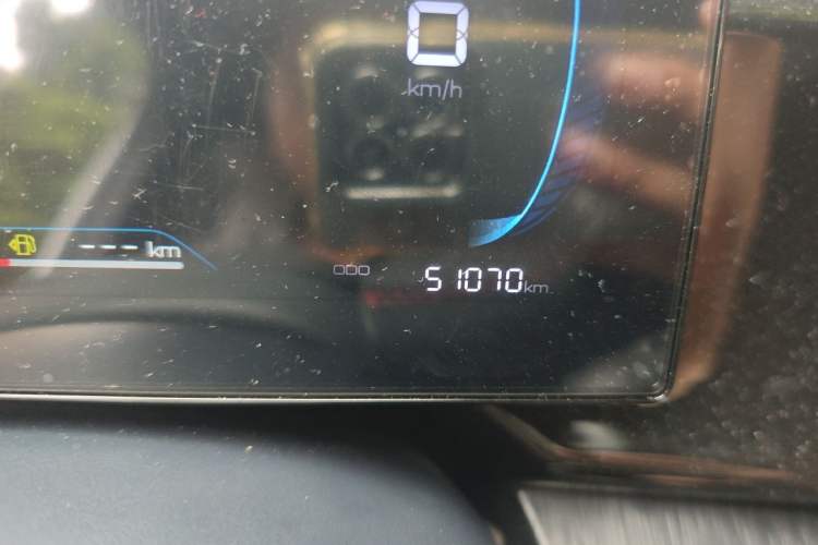 Used BYD Qin PLUS 2023 Champion Edition DM-i 55KM Leading Model Odometer Close Up