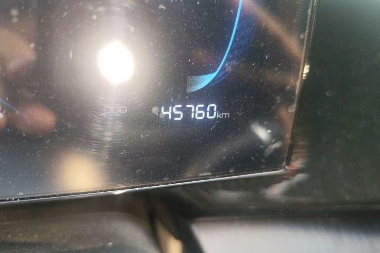 Used BYD Qin PLUS 2023 Champion Edition DM-i 55KM Leading Model Odometer Close Up