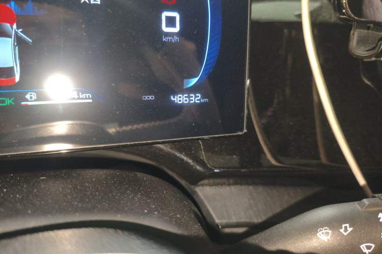 Used BYD Qin PLUS 2023 Champion Edition DM-i 55KM Leading Model Odometer Close Up