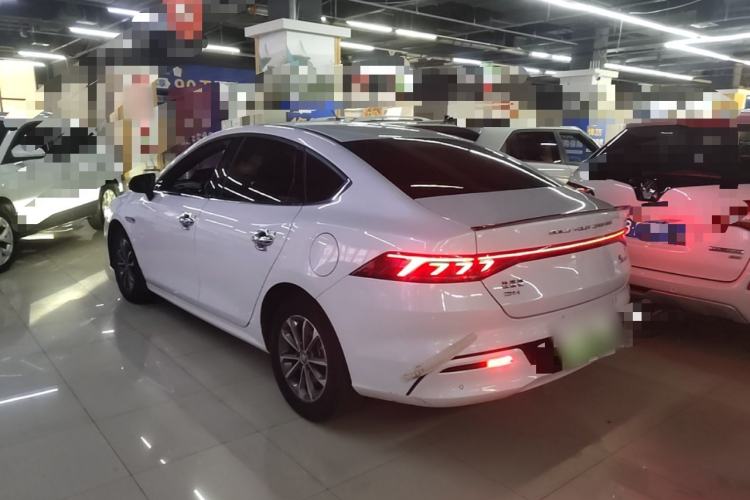 Used BYD Qin PLUS 2023 Champion Edition DM-i 55KM Leading Model Rear Left 45 Deg