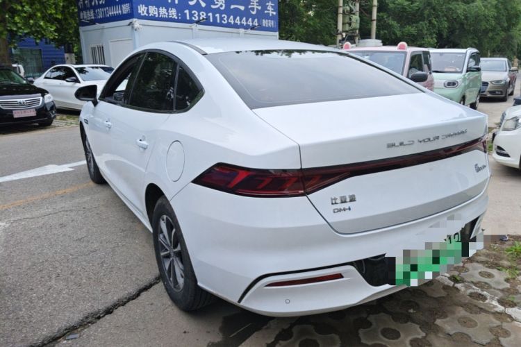 Used BYD Qin PLUS 2023 Champion Edition DM-i 55KM Leading Model Rear Left 45 Deg