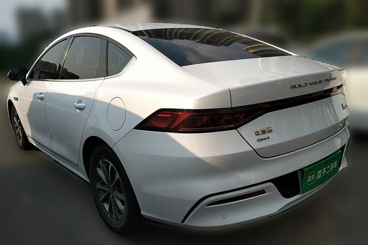 Used BYD Qin PLUS 2023 Champion Edition DM-i 55KM Leading Model Rear Left 45 Deg