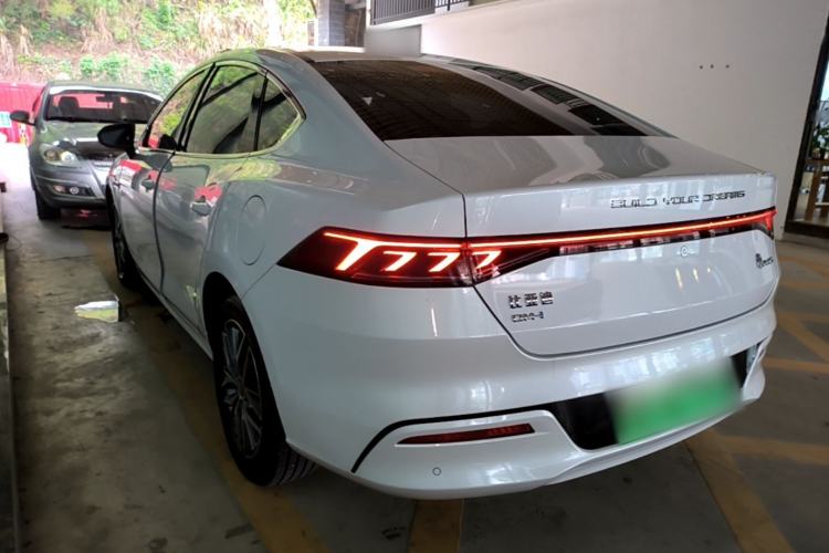 Used BYD Qin PLUS 2023 Champion Edition DM-i 55KM Superior Model Rear Left 45 Deg