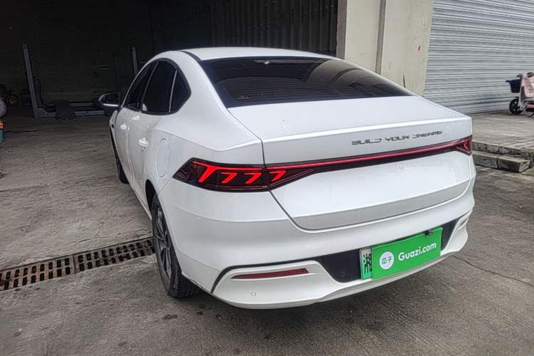 Used BYD Qin PLUS 2023 Champion Edition DM-i 55KM Leading Model Rear Left 45 Deg