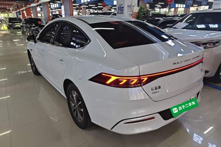 Used BYD Qin PLUS 2023 Champion Edition DM-i 55KM Leading Model Rear Left 45 Deg