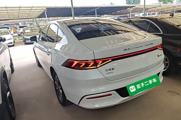 Used BYD Qin PLUS 2023 Champion Edition DM-i 55KM Leading Model Rear Left 45 Deg