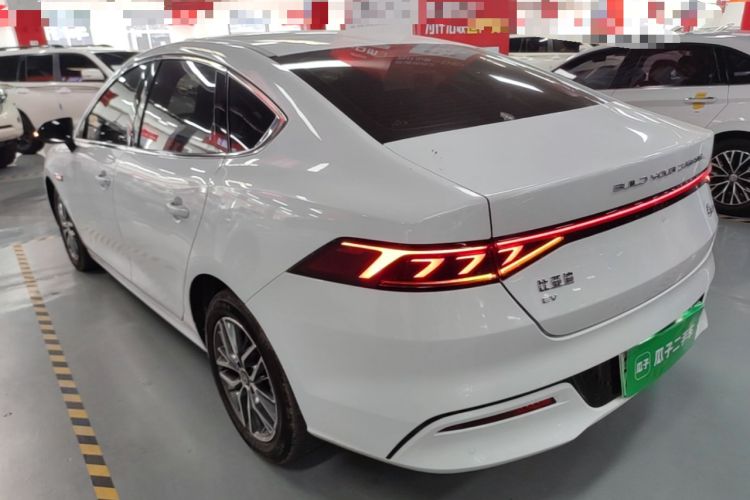 Used BYD Qin PLUS 2023 Champion Edition EV 510KM Beyond Model Rear Left 45 Deg