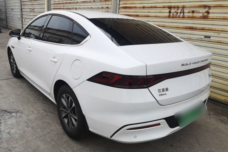 Used BYD Qin PLUS 2023 Champion Edition DM-i 55KM Leading Model Rear Left 45 Deg