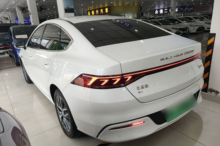 Used BYD Qin PLUS 2023 Champion Edition EV 510KM Leading Model Rear Left 45 Deg