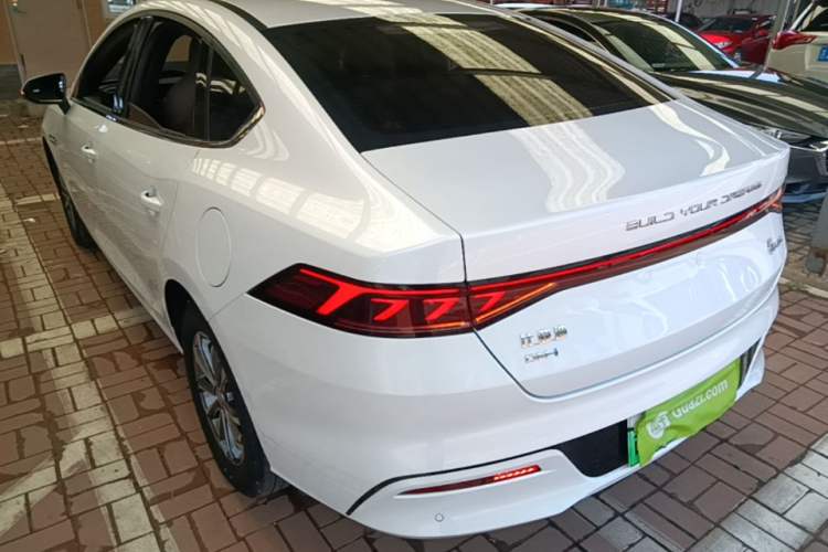 Used BYD Qin PLUS 2023 Champion Edition DM-i 55KM Leading Model Rear Left 45 Deg