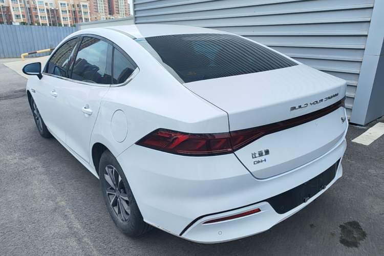 Used BYD Qin PLUS 2023 Champion Edition DM-i 55KM Leading Model Rear Left 45 Deg