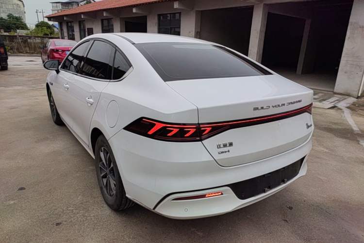 Used BYD Qin PLUS 2023 Champion Edition DM-i 55KM Leading Model Rear Left 45 Deg