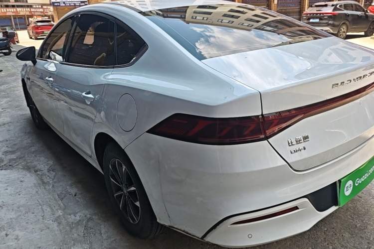 Used BYD Qin PLUS 2023 Champion Edition DM-i 55KM Leading Model Rear Left 45 Deg
