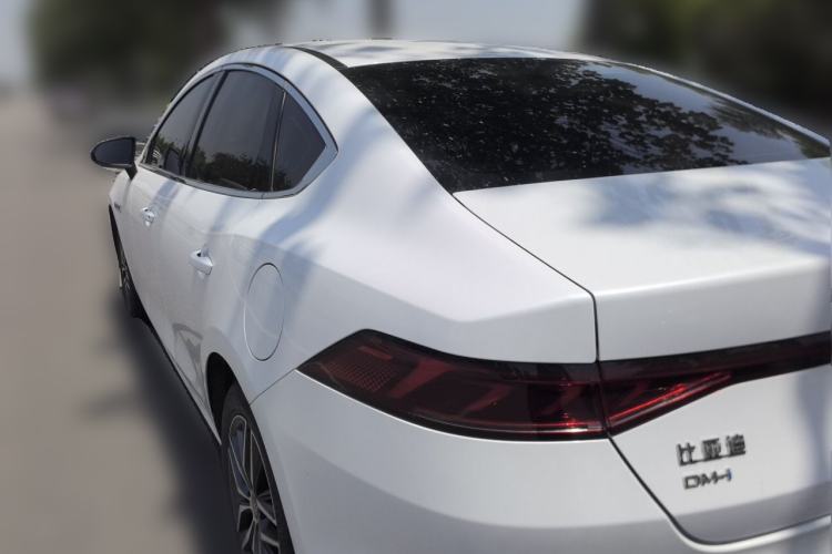 Used BYD Qin PLUS 2023 Champion Edition DM-i 120KM Leading Model Rear Left 45 Deg