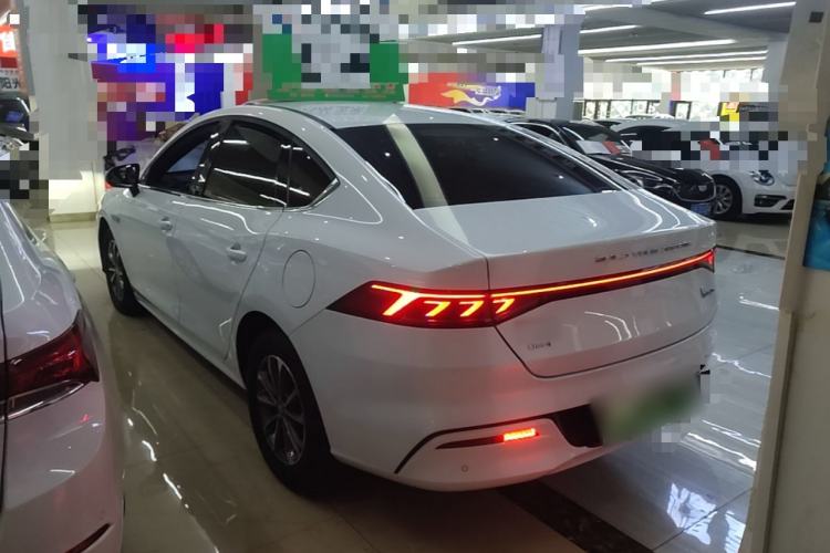 Used BYD Qin PLUS 2023 Champion Edition DM-i 55KM Leading Model Rear Left 45 Deg