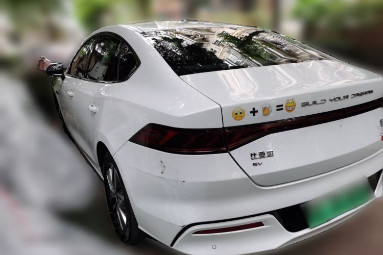Used BYD Qin PLUS 2023 Champion Edition EV 510KM Beyond Model Rear Left 45 Deg