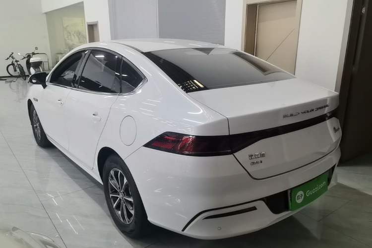 Used BYD Qin PLUS 2023 Champion Edition DM-i 55KM Leading Model Rear Left 45 Deg