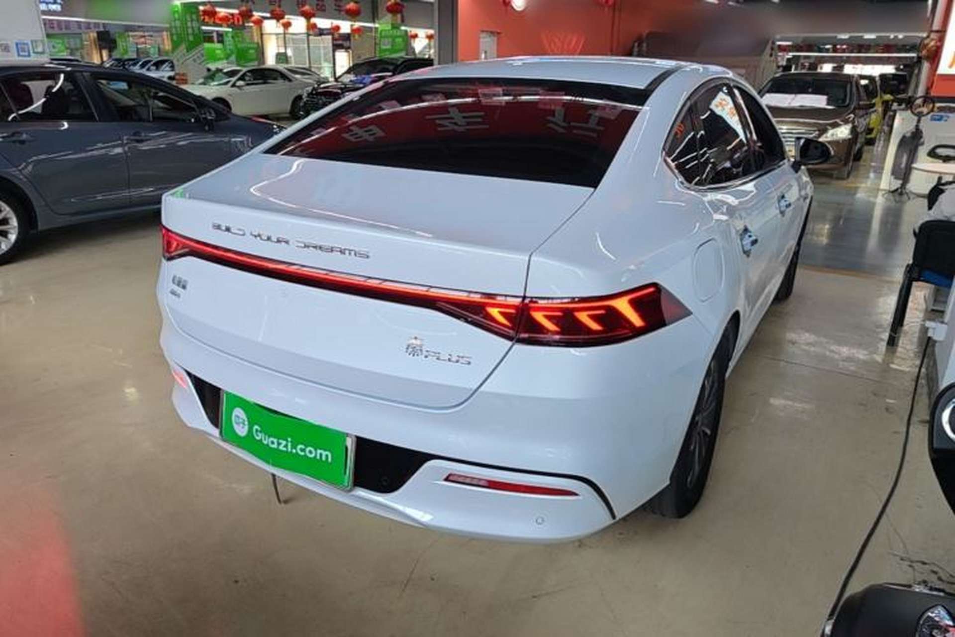 Used BYD Qin PLUS 2023 Champion Edition DM-i 55KM Leading Model Rear Right 45 Deg