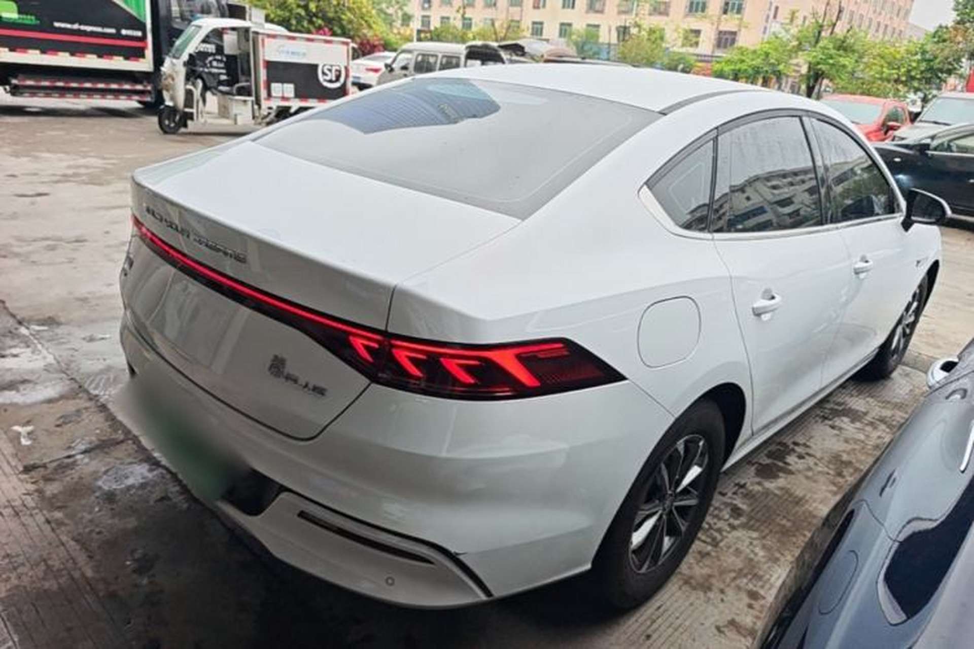 Used BYD Qin PLUS 2023 Champion Edition DM-i 55KM Leading Model Rear Right 45 Deg