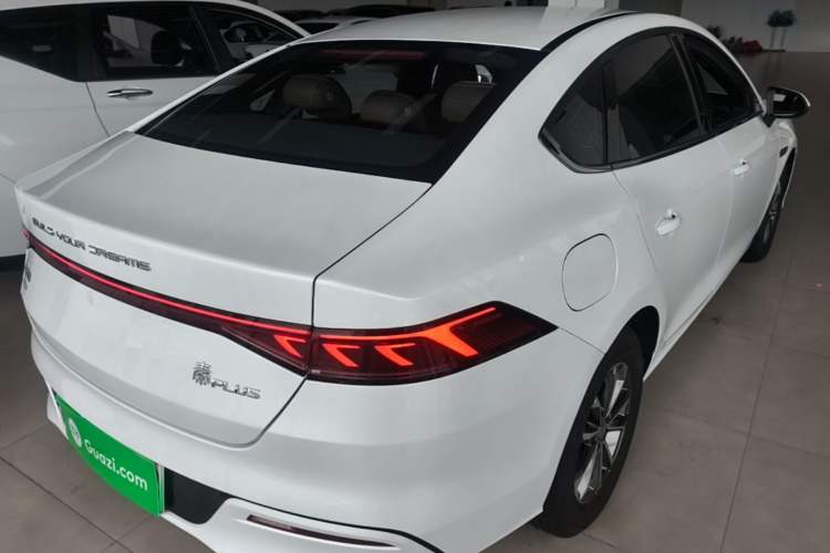 Used BYD Qin PLUS 2023 Champion Edition DM-i 55KM Leading Model Rear Right 45 Deg